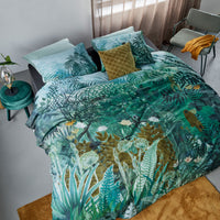 Thumbnail for Bedding House Madagascar Green Cotton Quilt Cover Set Queen