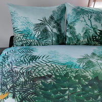 Thumbnail for Bedding House Madagascar Green Cotton Quilt Cover Set Queen