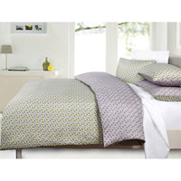 Thumbnail for Mode Honeycomb Reversible Quilt Cover Set - Queen