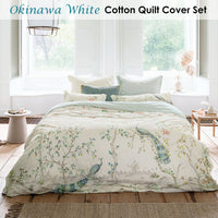 Thumbnail for PIP Studio Okinawa White Quilt Cover Set King