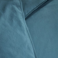 Thumbnail for Bedding House Organic Cotton Basic Blue Grey Quilt Cover Set Queen