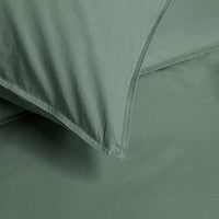 Thumbnail for Bedding House Organic Cotton Basic Green Quilt Cover Set King