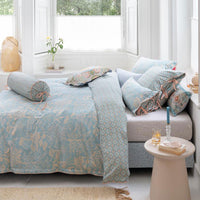 Thumbnail for PIP Studio Origami Tree  Light Blue Quilt Cover Set Queen