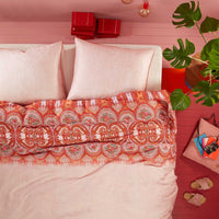 Thumbnail for Oilily Paisley Pink Quilt Cover Set King