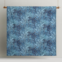 Thumbnail for Accessorize Palm Leopard Blue Cotton Quilt Cover Set Queen