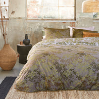 Thumbnail for Bedding House Pantalla Green Bamboo Cotton Quilt Cover Set King