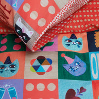 Thumbnail for Oilily Party Blocks Cotton Quilt Cover Set Single
