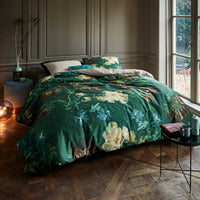 Thumbnail for Bedding House Peonies Green Quilt Cover Set King