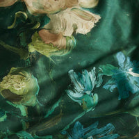 Thumbnail for Bedding House Peonies Green Quilt Cover Set King
