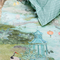 Thumbnail for PIP Studio Pip Paradise Green Quilt Cover Set Queen