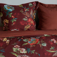 Thumbnail for PIP Studio Poppy Stitch Red Cotton Quilt Cover Set King