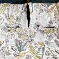 Thumbnail for At Home Primeval Green Quilt Cover Set Queen