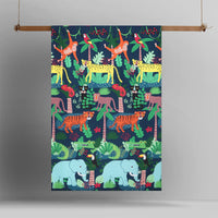 Thumbnail for Happy Kids Rainforest Glow in the Dark Quilt Cover Set Single