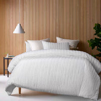 Thumbnail for Vintage Design Homewares Reflections White Cotton Quilt Cover Set Single