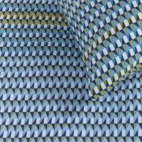 Thumbnail for Bedding House Rhythm Blue Green Cotton Sateen Quilt Cover Set Queen