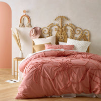 Thumbnail for Vintage Design Homewares Rosa Rose Quilt Cover Set King