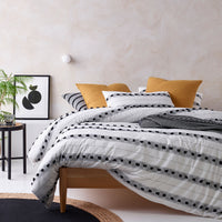 Thumbnail for Vintage Design Homewares Serapian Cotton Quilt Cover Set Queen