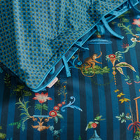 Thumbnail for PIP Studio Singerie Dark Blue Cotton Quilt Cover Set Super King
