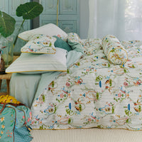 Thumbnail for PIP Studio Singerie White Cotton Quilt Cover Set Super King