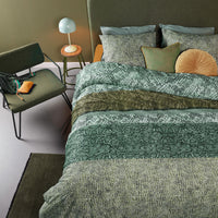 Thumbnail for Bedding House Skin Green Cotton Quilt Cover Set Queen