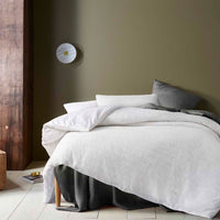 Thumbnail for Accessorize Soho Waffle White Quilt Cover Set Queen