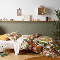 Thumbnail for Happy Kids Taronga Cotton Digital Printed Quilt Cover Set Single