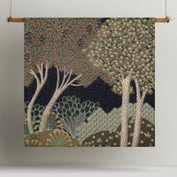 Thumbnail for Accessorize The Forest Printed Linen Cotton Quilt Cover Set Queen