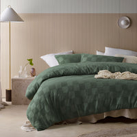 Thumbnail for Accessorize Tipo Sea Spray Chenille Quilt Cover Set Queen