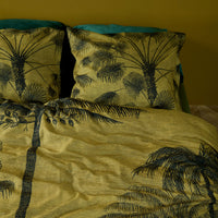 Thumbnail for Bedding House Tour du Monde Ochre Cotton Quilt Cover Set Queen
