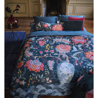 Thumbnail for PIP Studio Tree of Life Dark Blue 100% Cotton Quilt Cover Set Queen