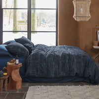 Thumbnail for PIP Studio Vintage Indigo Dark Blue Cotton Quilt Cover Set Queen