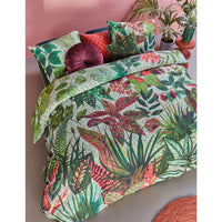 Thumbnail for Bedding House Wildwood Green Cotton Quilt Cover Set King