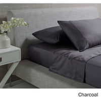 Thumbnail for Accessorize 1000TC Cotton Rich Sheet Set Charcoal Queen