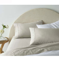 Thumbnail for Accessorize 1900TC Cotton Rich Sheet Set Almond Queen