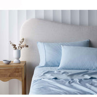 Thumbnail for Accessorize 2500TC Cotton Rich Sheet Set Blue King