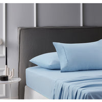 Thumbnail for Accessorize Cotton Flannelette Sheet Set Blue Double