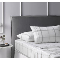 Thumbnail for Accessorize Cotton Flannelette Sheet Set Checkered Single