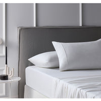 Thumbnail for Accessorize Cotton Flannelette Sheet Set White Single