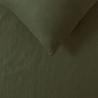 Thumbnail for Vintage Design Homewares 100% Linen Olive Sheet Set King