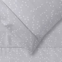 Thumbnail for Happy Kids Paws Grey Printed Microfibre Sheet Set Double