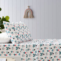 Thumbnail for Happy Kids Plant Kids Printed Sheet Set King Single