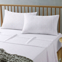 Thumbnail for Big Sleep Polka Printed Microfibre Sheet Set Queen