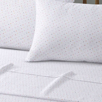 Thumbnail for Big Sleep Polka Printed Microfibre Sheet Set Queen