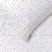 Thumbnail for Happy Kids Polka Multi Printed Microfibre Sheet Set Double