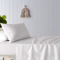 Thumbnail for Happy Kids Polka Multi Printed Microfibre Sheet Set Single