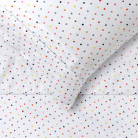 Thumbnail for Happy Kids Polka Multi Printed Microfibre Sheet Set Single
