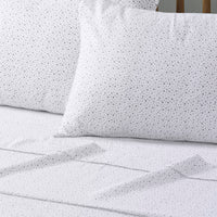Thumbnail for Big Sleep Spotty Printed Microfibre Sheet Set Double
