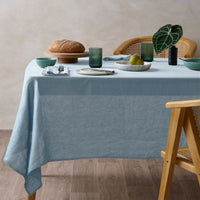 Thumbnail for Vintage Design Homewares Marine French Linen Tablecloth 130cm x 180cm
