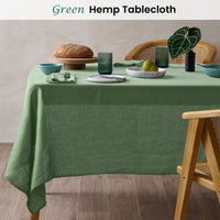 Thumbnail for Vintage Design Homewares Mist French Linen Tablecloth 150cm x 275cm