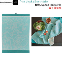 Thumbnail for Bedding House Van Gogh Fleurir Blue Tea Towel